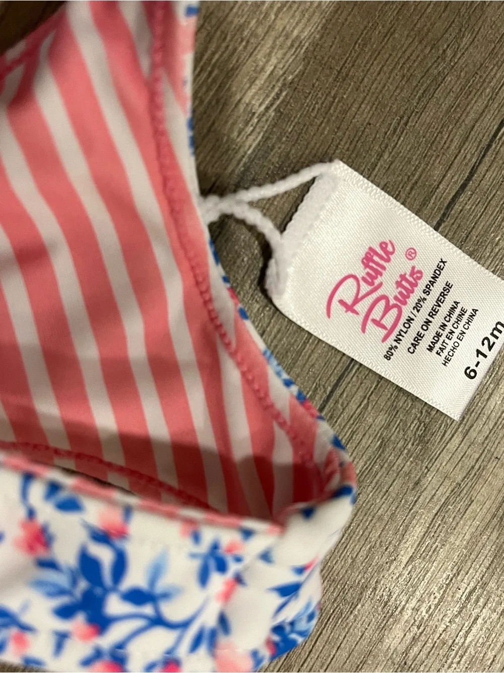 Ruffle Butts reversible swim suit